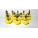 Subbuteo Andrew Table Soccer AEK Athens away kit 2019-20 on classic Hasbro bases